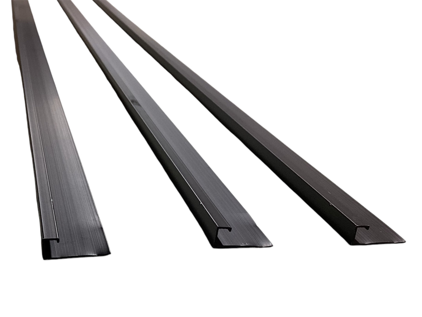 Aluminum Trim Ending for Wall Panel - Black