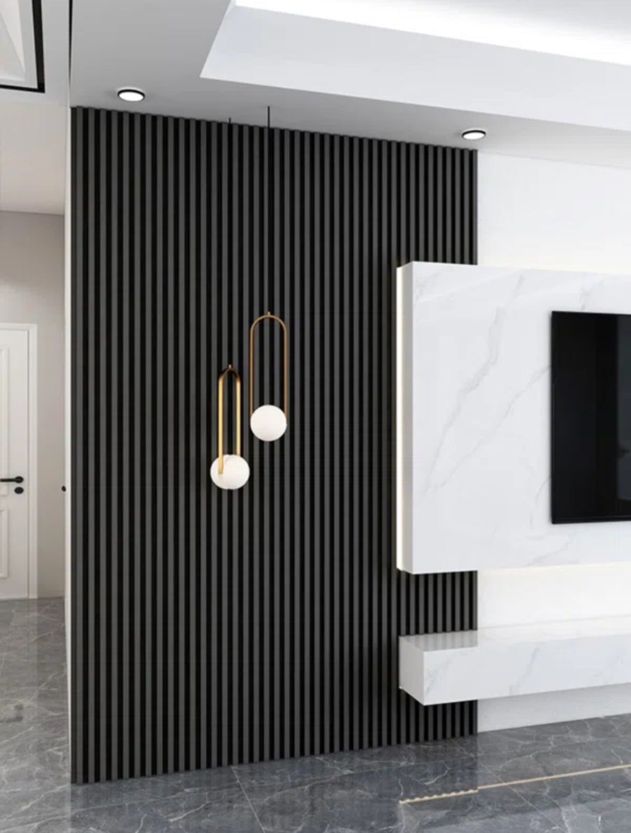 Slat Wall Panels 6.7" X 98.5" (5sq ft)