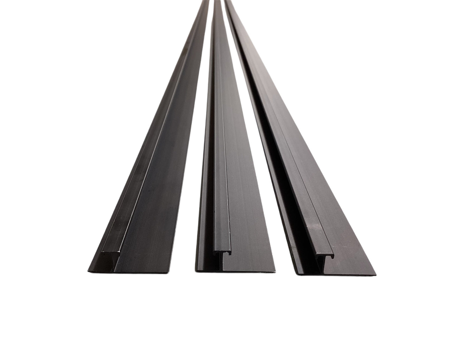 Aluminum Trim - T Shape for Wall Panel - Black