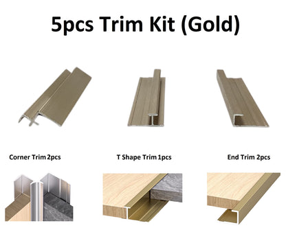 Trim Kit for Shower Kit (5Pcs Kit) (Gold)