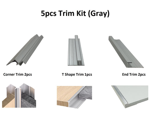 Trim Kit for Shower Kit (5Pcs Kit) (Gray)