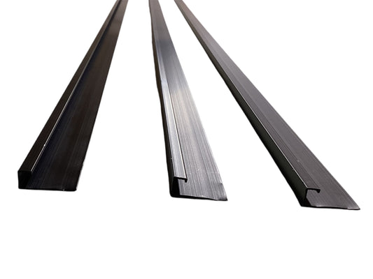 Aluminum Trim Ending for Wall Panel - Black