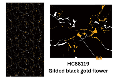 PPF Decorative Black Marble Wall Panels/Ceiling Tile