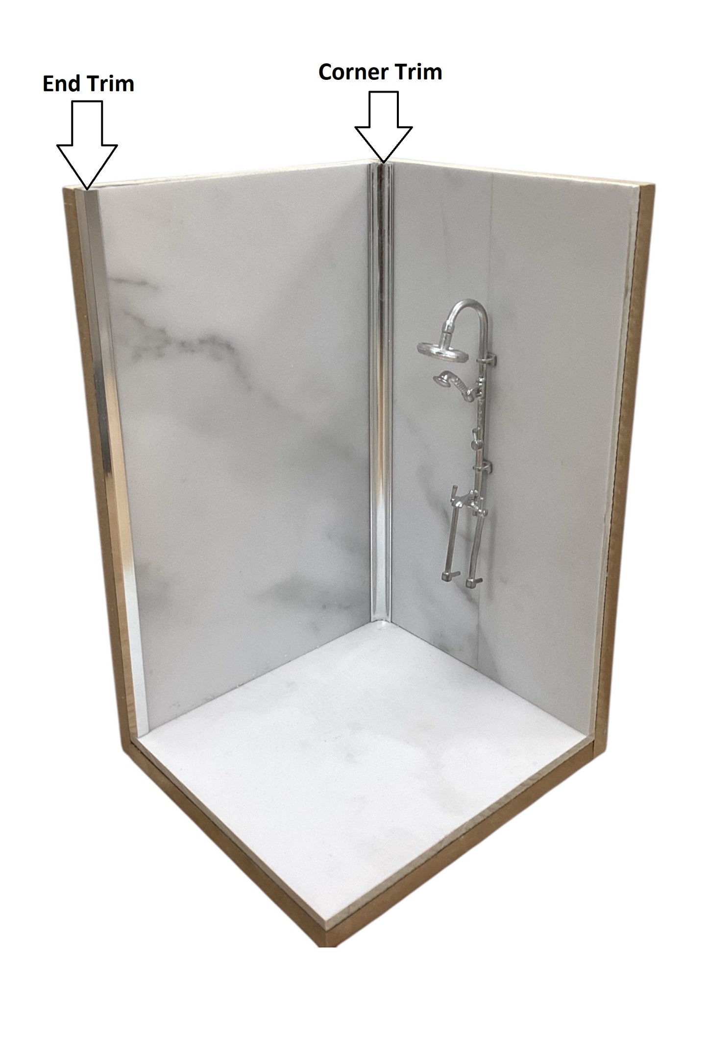 Trim Kit for Shower Kit (5Pcs Kit) (Gold)