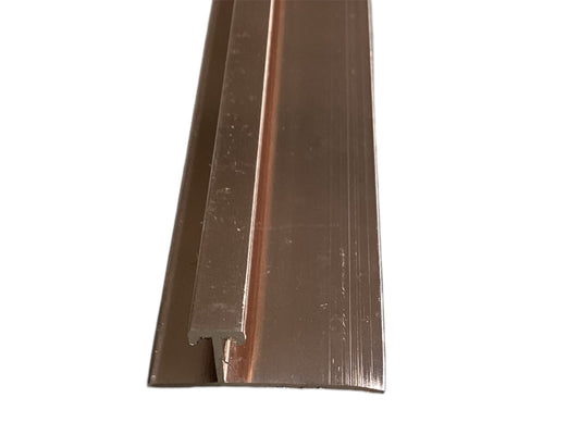 Aluminum Trim - T Shape for Wall Panel - Rose Gold