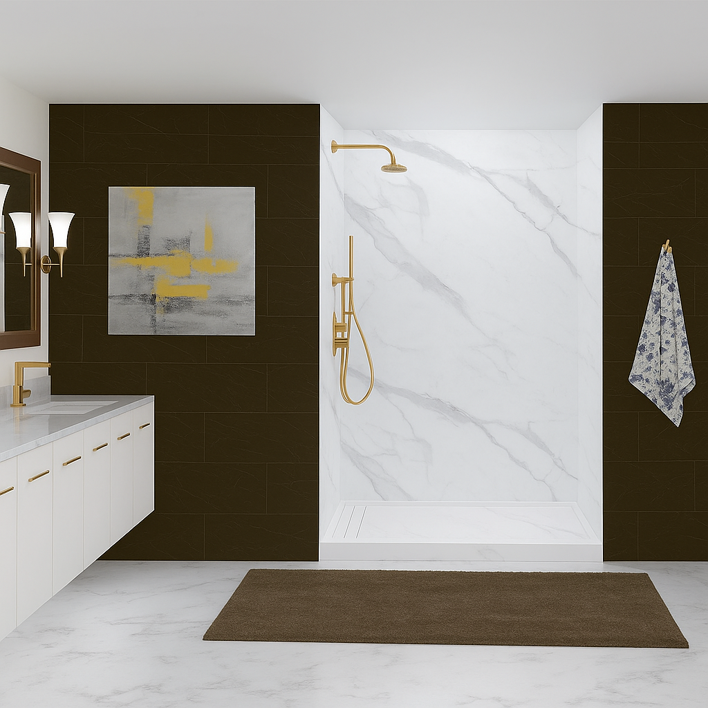 Shower Kit Wall 42"L x 96"H (4pcs Set)
