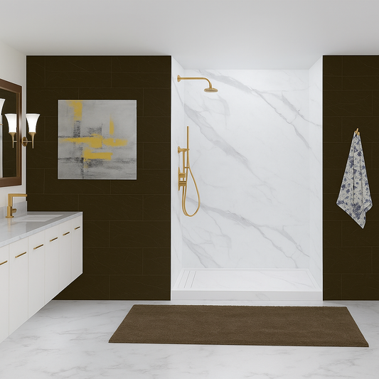 Shower Kit Wall 36"L x 96"H (4pcs Set)
