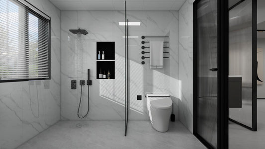 Shower Kit Wall 30"L x 96"H (4pcs Set)
