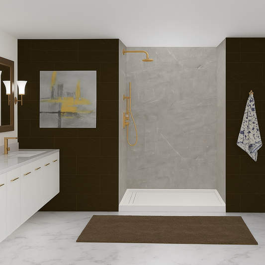 Shower Kit Wall 36"L x 96"H (4pcs Set)