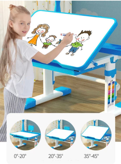 Multifunctional Kid's Adjustable Desk And Chair