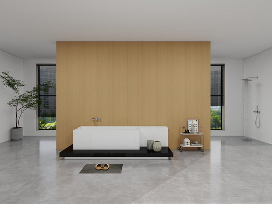 96” Waterproof Spc Shower Wall Panel Kit – 4-piece Grout-free Bathroom Surround (36"x60"x96")